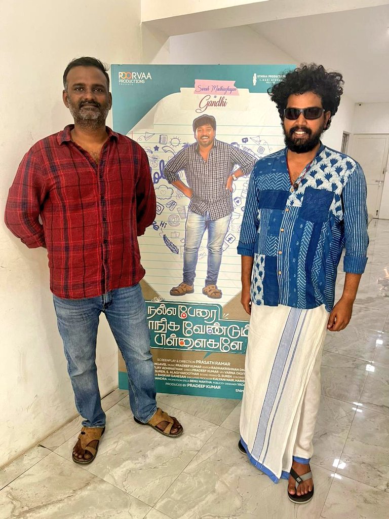 kayaldevaraj's tweet photo. Team #NPVVP kick started the promotion today at @markstudioindia
Releasing on 8th March 2024 in Theatre near you🔥
#nallaperaivaangavendumpillaigale
#theaterthaanevasathi
#poorvaproductions #PradeepKumar #pradeepkumarsinger
#prasathramar
@arsenthur @preethy_karan https://t.co/OxI7aq8Kj5