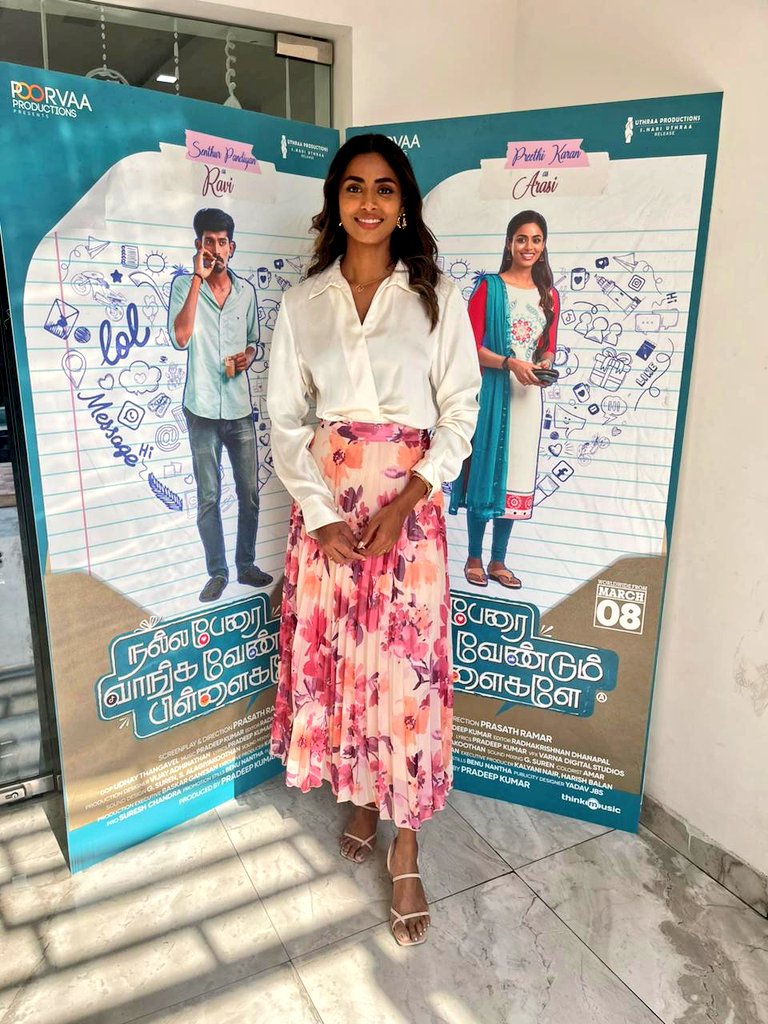 kayaldevaraj's tweet photo. Team #NPVVP kick started the promotion today at @markstudioindia
Releasing on 8th March 2024 in Theatre near you🔥
#nallaperaivaangavendumpillaigale
#theaterthaanevasathi
#poorvaproductions #PradeepKumar #pradeepkumarsinger
#prasathramar
@arsenthur @preethy_karan https://t.co/OxI7aq8Kj5