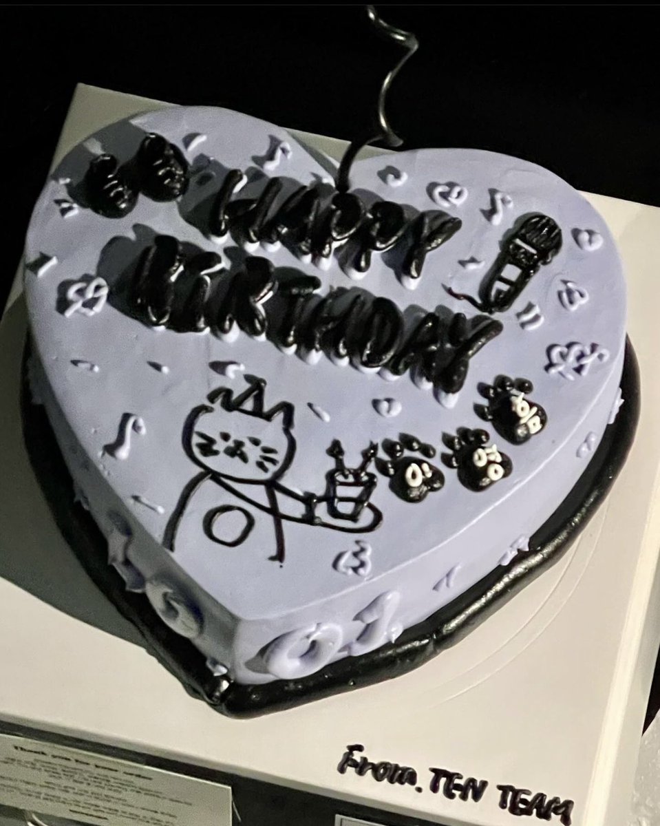 ดีเทลเค้กวันเกิดพิเตนล์ จาก TEN TEAM น่ารักมากกกกกกกก

10VELY TEN DAY
#테니2024생일축하해NIGHTWALKER
#HAPPYTENDAY