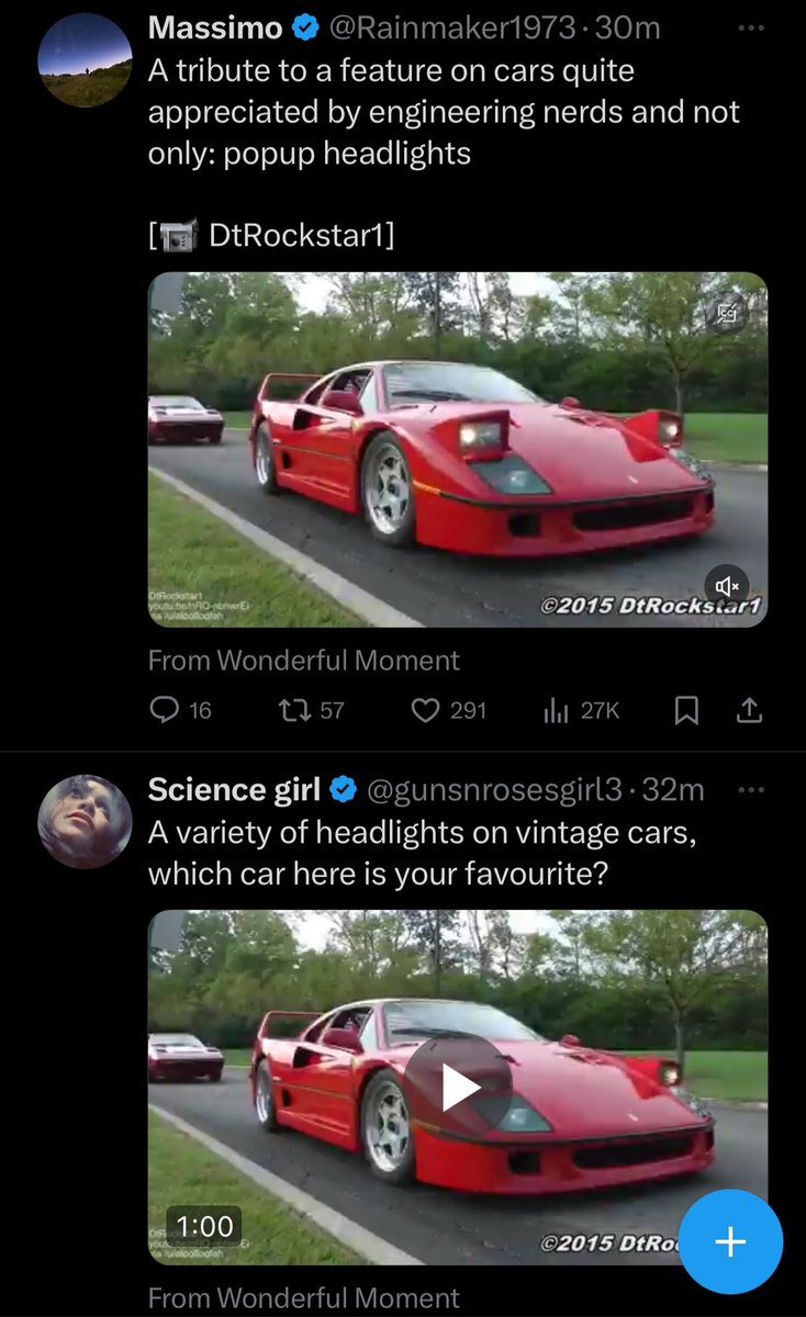 mdls0's tweet image. Who should I follow, it is exactly the same content, usually a minute or so apart… 🤔