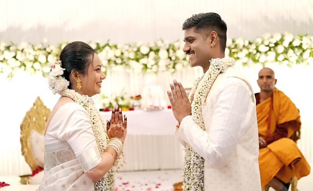 ambedkariteIND's tweet photo. Another Buddhist wedding. Congratulations IAS Riya Dabi and IAS Manish Singh. https://t.co/du5QQE1ESB