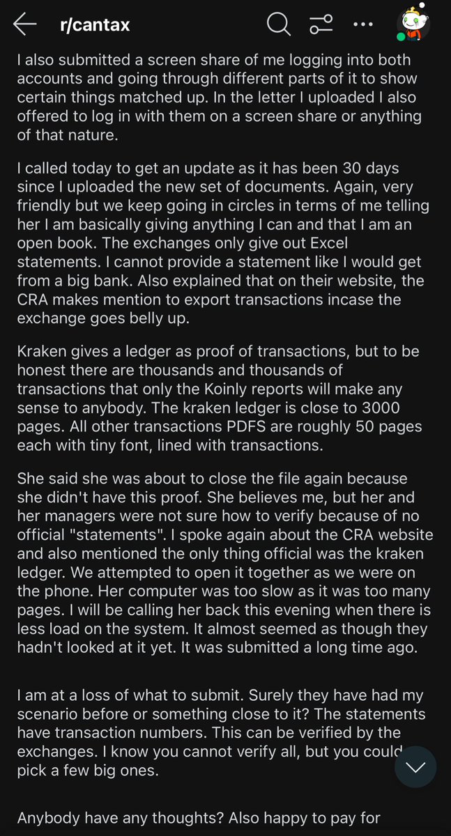 CRA is getting aggressive on crypto. They aren’t just accepting crypto tax reports like Koinly. They want detailed transactions reports.