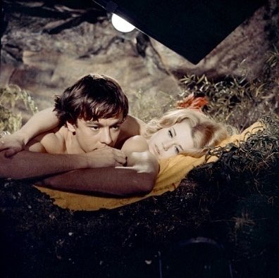 en route to Cambridge. Come out for film, fire, and brimstone with Jane Fonda and Peter McEnery on a bed of sulfur