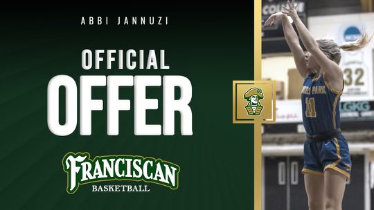 I am so thankful for @iligonzo25 @FranciscanWBB for being offered to join their program.  @Coach__Strick @StrickHoopsLLC
