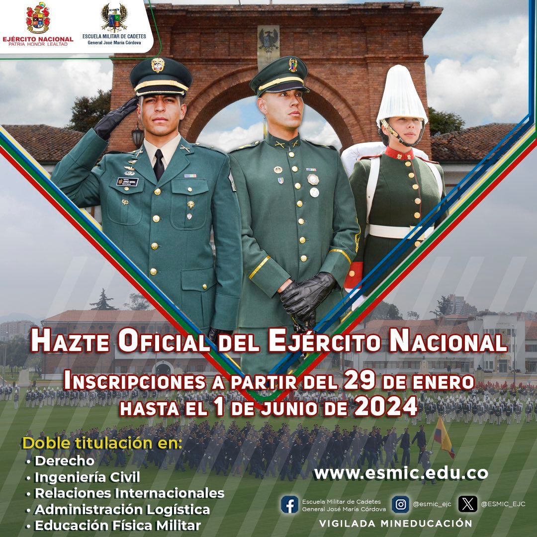 Escuela Militar de Cadetes - ESMIC - Inicio