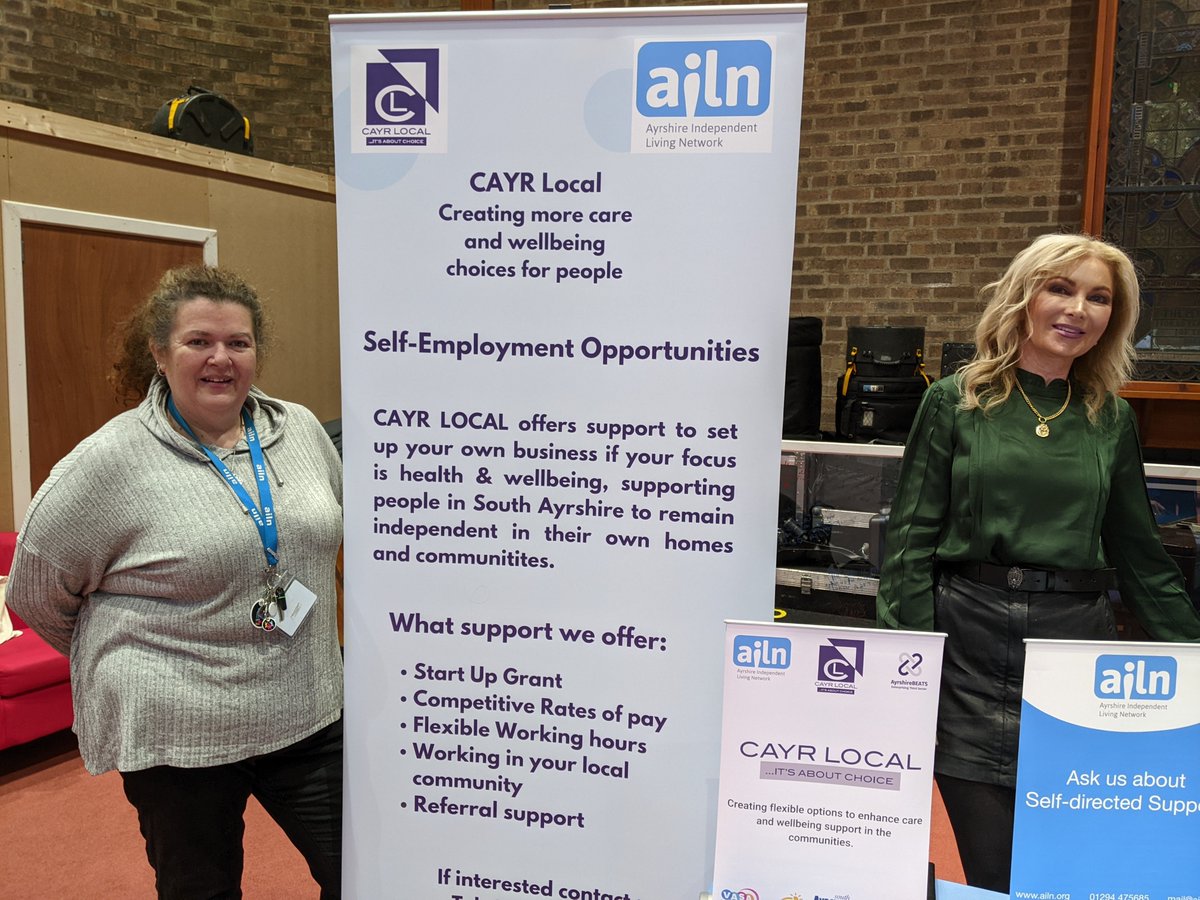 Looking for jobs in the #Care sector ?
Be sure to speak to @AiLNorg at our pan #Ayrshire #RecruitmentEvent in #Kilmarnock today
#CareToCare #CareJobs #AyrshireJobs #AdultSocialCare