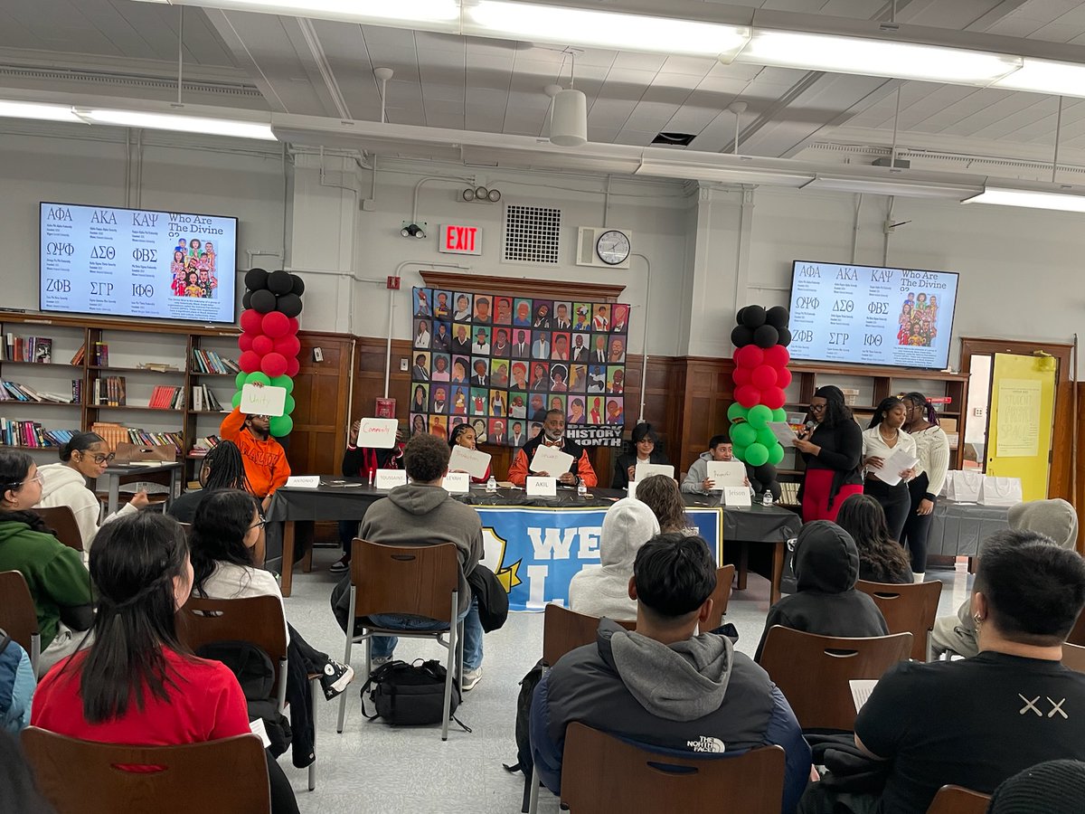 johnjaylaw's tweet photo. Celebrating Black History Month with a College Panel Discussion. This student led panel discussion addressed HBCUs, Sororities &amp; Fraternities and College Life. #johnjaylaw #johnjaystrong https://t.co/HQ2L4fYGGi