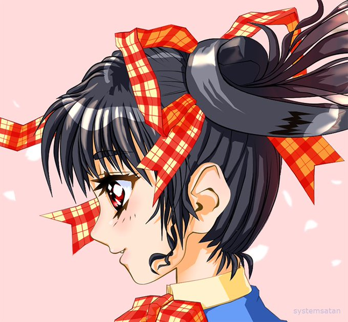 「plaid bow twintails」 illustration images(Latest)