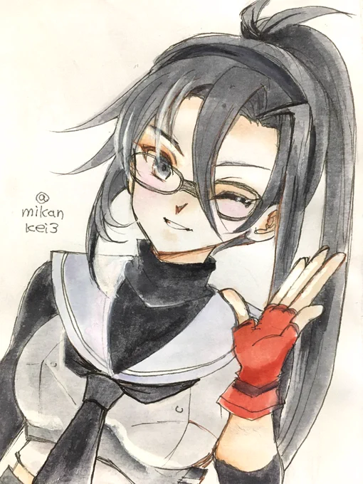 天霧 改二です進水日おめでとう!#艦これ版深夜の真剣お絵描き60分一本勝負 #艦これ版真剣お絵描き60分一本勝負_20240227 #天霧 #艦これ 