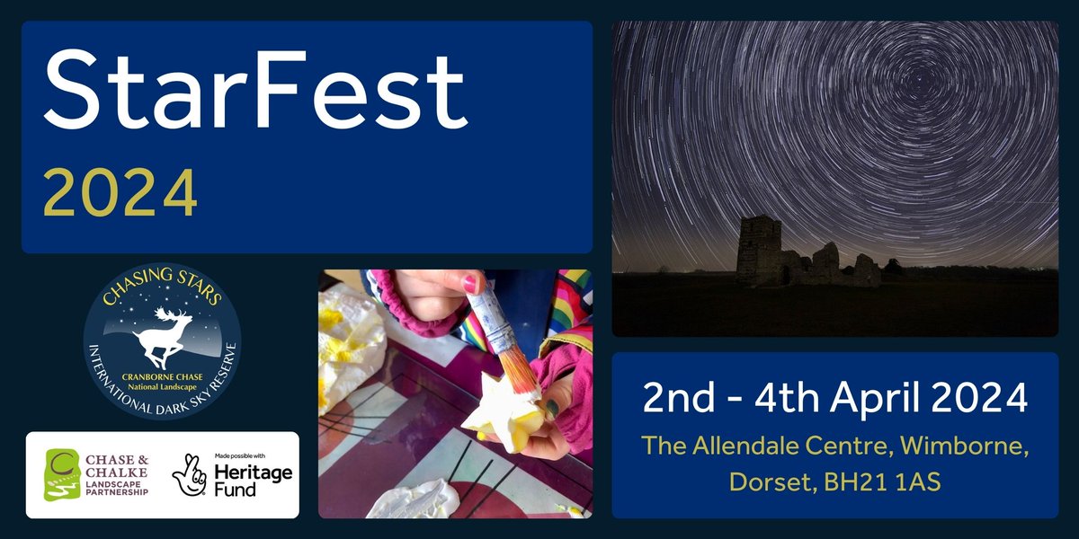 Booking is now LIVE for #CranborneChaseNationalLandscape StarFest 2024! 🌠 Join us for a range of bookable and drop-in activities for everyone to enjoy this #easterholiday Book here👉 eventbrite.com/cc/starfest-20… #dorsetevents #wiltshireevents #hampshireevents #familyfun