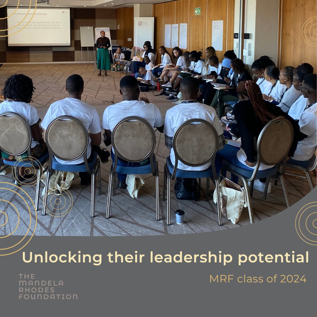 #MRF CEO <a href="/judysikuza/">Judy Sikuza</a> delivering a powerful Leadership Masterclass to the Class of 2024 as part of the cohort's introductory workshop. Applications for 2025 open 14 March, visit mandelarhodes.org/scholarship/ap… to see if you qualify!