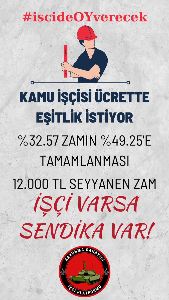 asivegururlu's tweet photo. Hem vergi yükü hem işe yaramaz sendikaların aldığı aidatlar yüzünden işçinin beli doğrulmuyor bu sese kulak verin artık kamu işçisi hakkını istiyor #iscideOYverecek https://t.co/49b7zYBYLh