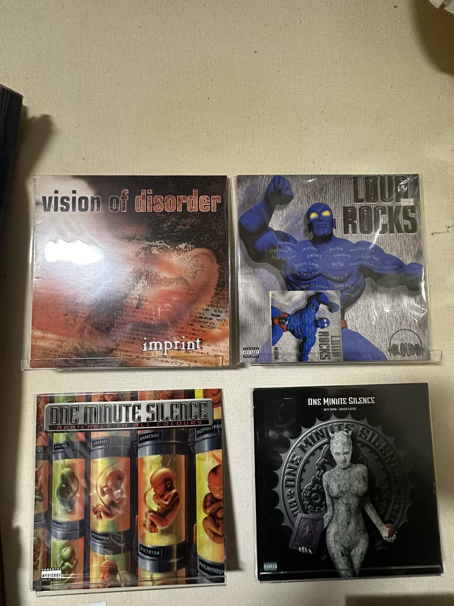 poochandog's tweet photo. #VisionOfDisorder
#LoudRocks
#OneminuteSilence
#Soulfly
Soulflyの名盤1stも放出してしまった
これからは絶対放出しないようにしなければ後で絶対後悔する🫣 https://t.co/PWNILf6BAX