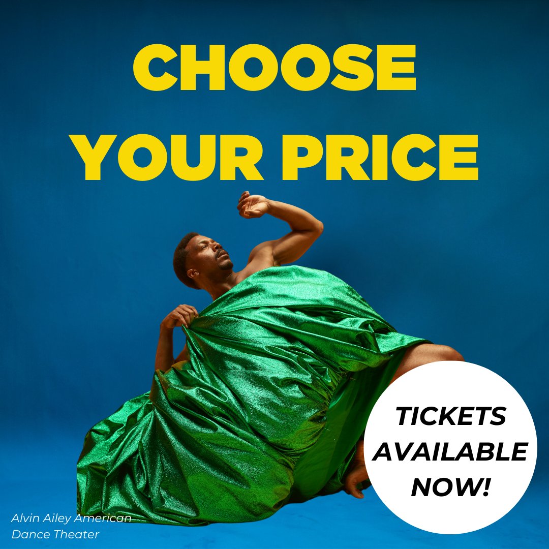 👀 Secure your chance to witness the mesmerizing #AlvinAiley performances tonight and tomorrow – a limited number of choose-your-price tickets have just become available! ⁠ Act fast, tickets starting as low as $10.75! carolinaperformingarts.org/events/alvinai…