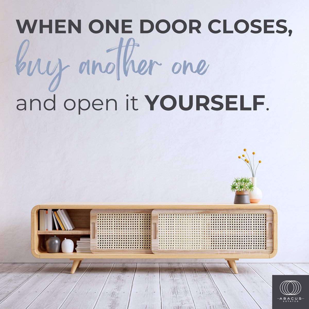 When one door closes, BUY ANOTHER ONE and open it YOURSELF 🔑🏘️

Unlock new opportunities… 💫

#realestate #londonproperties #realestatelife #estateagency #propertysales #properties