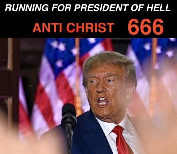 MissionArtist's tweet photo. Repent! The End Time is coming! #apocalypse
#trump2024
#trump
#demonicstate https://t.co/2HuBOeTqTm