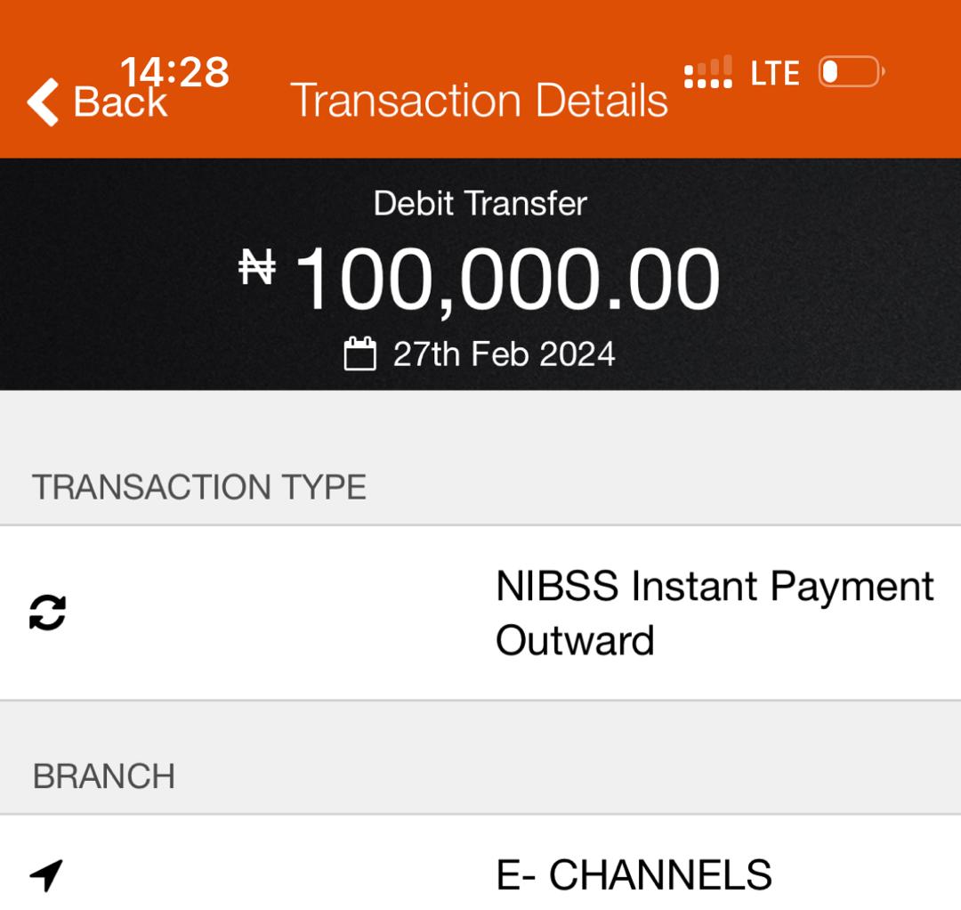 TheChiefMK's tweet photo. 100k credited ✅✅ @okikedraz https://t.co/FmT9zjsqwv