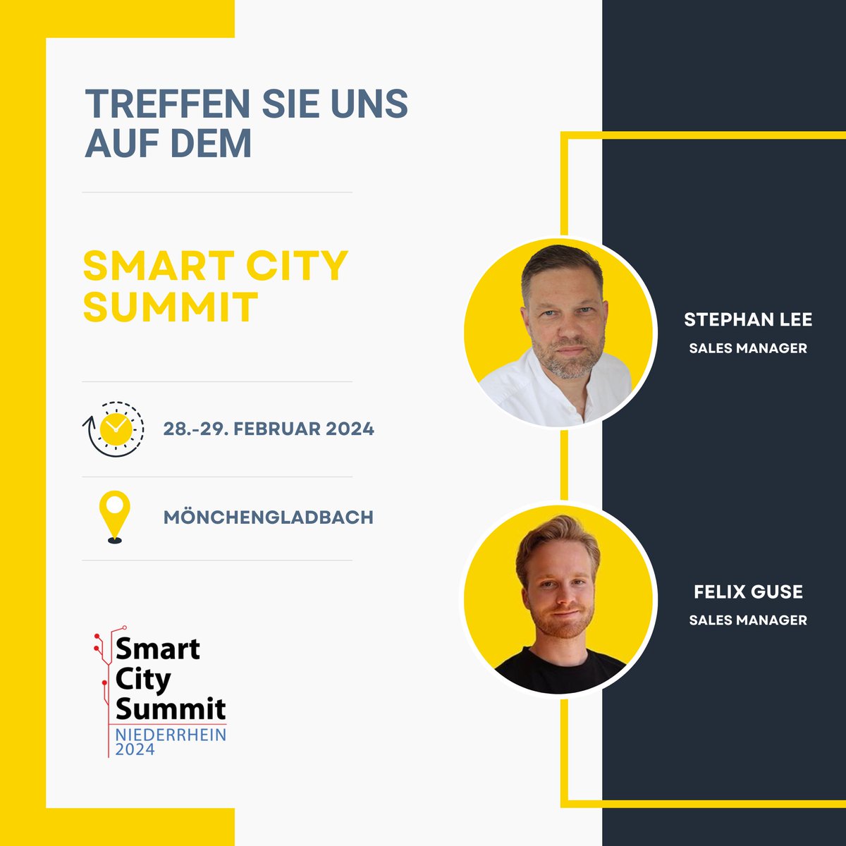 Reminder: Besuchen Sie uns auf dem Smart City Summit 2024!
🗓️ 28.02. (Workshop) und 29.02. (Messe)
📍Mönchengladbach
Kostenloses Besucherticket, 29.02.: bit.ly/48gCODF

#Straßenverwaltung #Straßenmanagement #Infrastruktur #Digitalisierung #SmartCitySummit2024 #vialytics