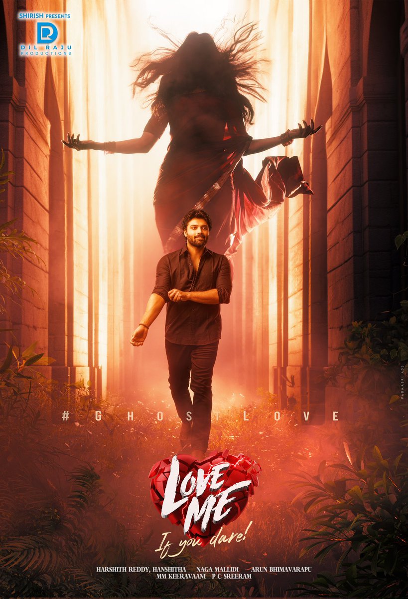 Loved the Title & First Look of #LoveMe - '𝑰𝒇 𝒚𝒐𝒖 𝒅𝒂𝒓𝒆' ❤️‍🔥 Congratulations to @AshishVoffl, and Best wishes to @HR_3555 #HanshithaReddy @naga_mallidi and the whole team. Excited about this thrilling love saga! ❤️ - youtu.be/V_fw9q7FxcM @mmkeeravaani @pcsreeram…