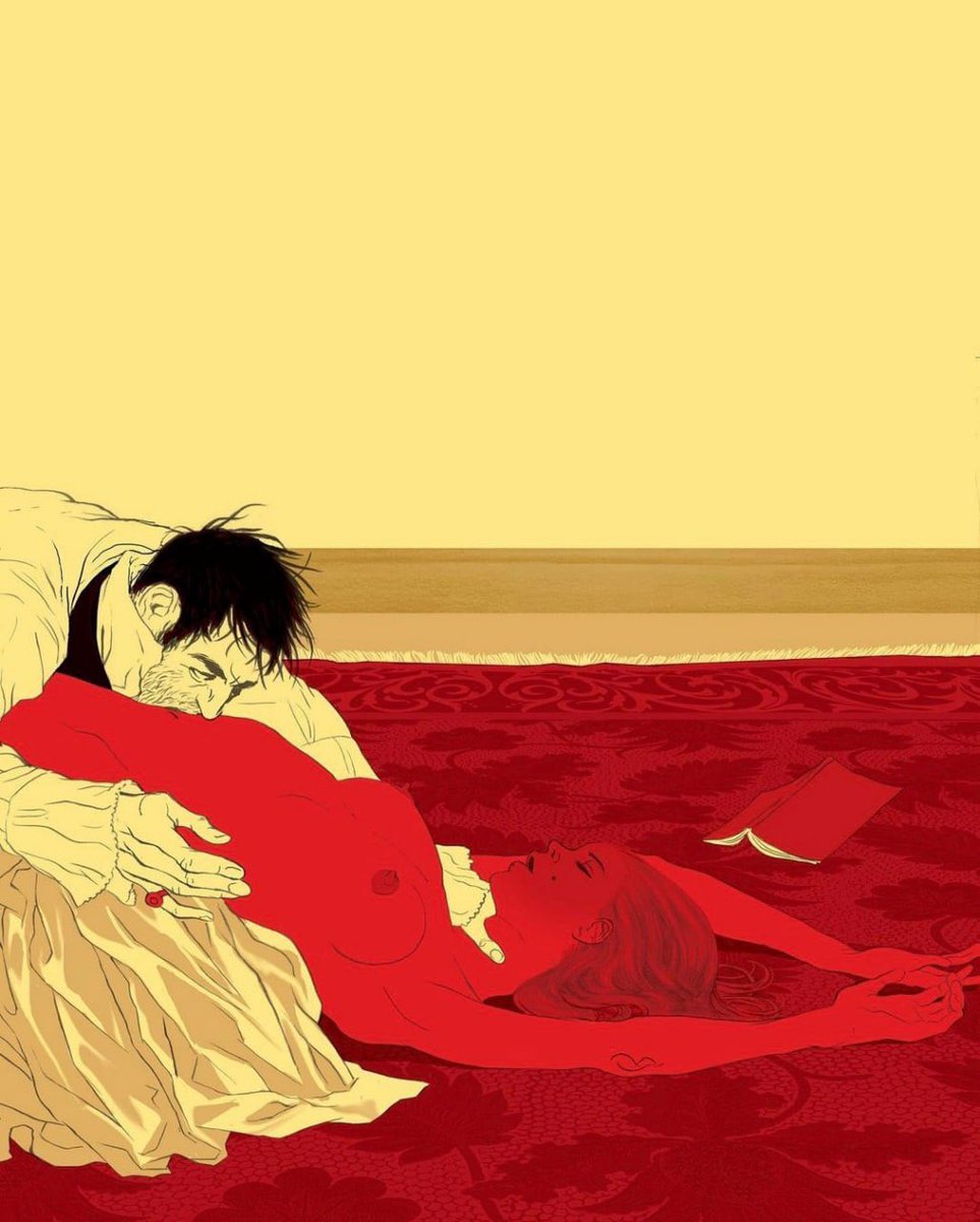 Tomer Hanuka, 'Marquis de Sade', book cover for Penguin, dir. by #PaulBuckley.