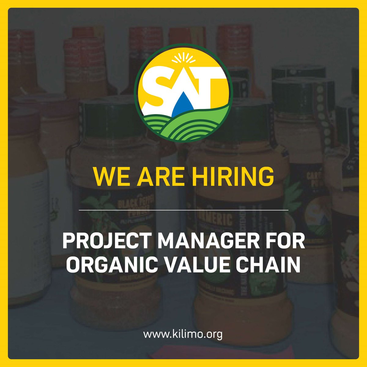 Sustainable Agriculture Tanzania is searching for a skilled Project Manager to drive the Organic Value Chain Development Project forward. If you're passionate about sustainability and have a talent for marketing and sales, apply now! Deadline: March 10th. kilimo.org/job/project-ma…