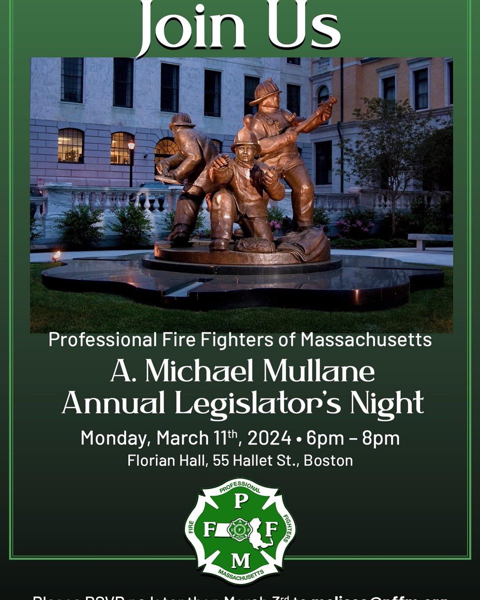 Attention all local leaders - Registration is open for Legislator's Night. The cost per delegate is $50, and if your Local is enrolled in auto-draft, you do not need to send a check. pffmweb.pffm.org/fmi/webd