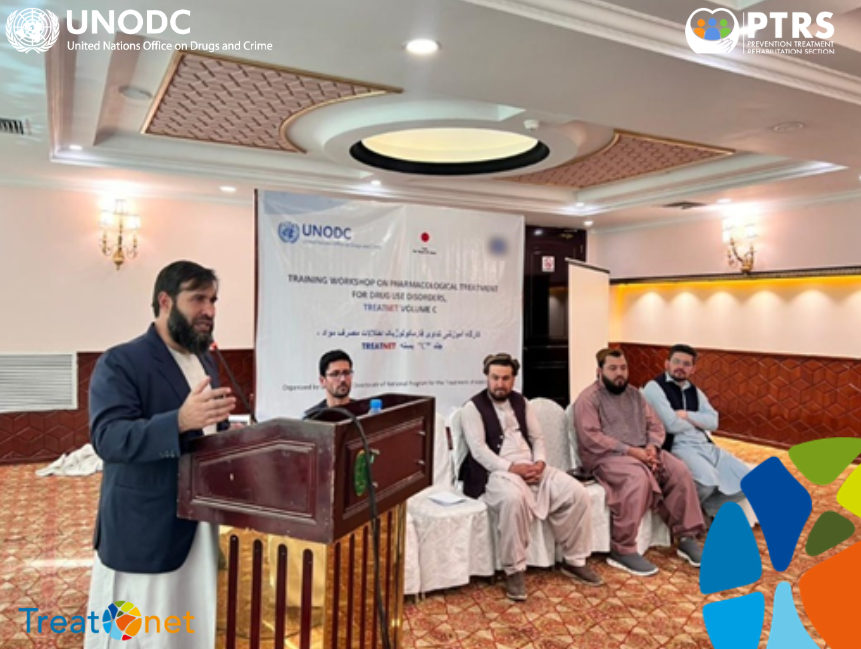 UNODC_PTRS's tweet photo. At recent @UNODC_COAFG & @UNODC_PTRS #Treatnet training: “Now I understand #opioid agonist maintenance treatment #OAMT and how we can provide support for pregnant women w/ drug use disorders” – participant on #pharmacological #treatment of #SUD in Kabul, #Afghanistan https://t.co/BEnJyr7pjP
