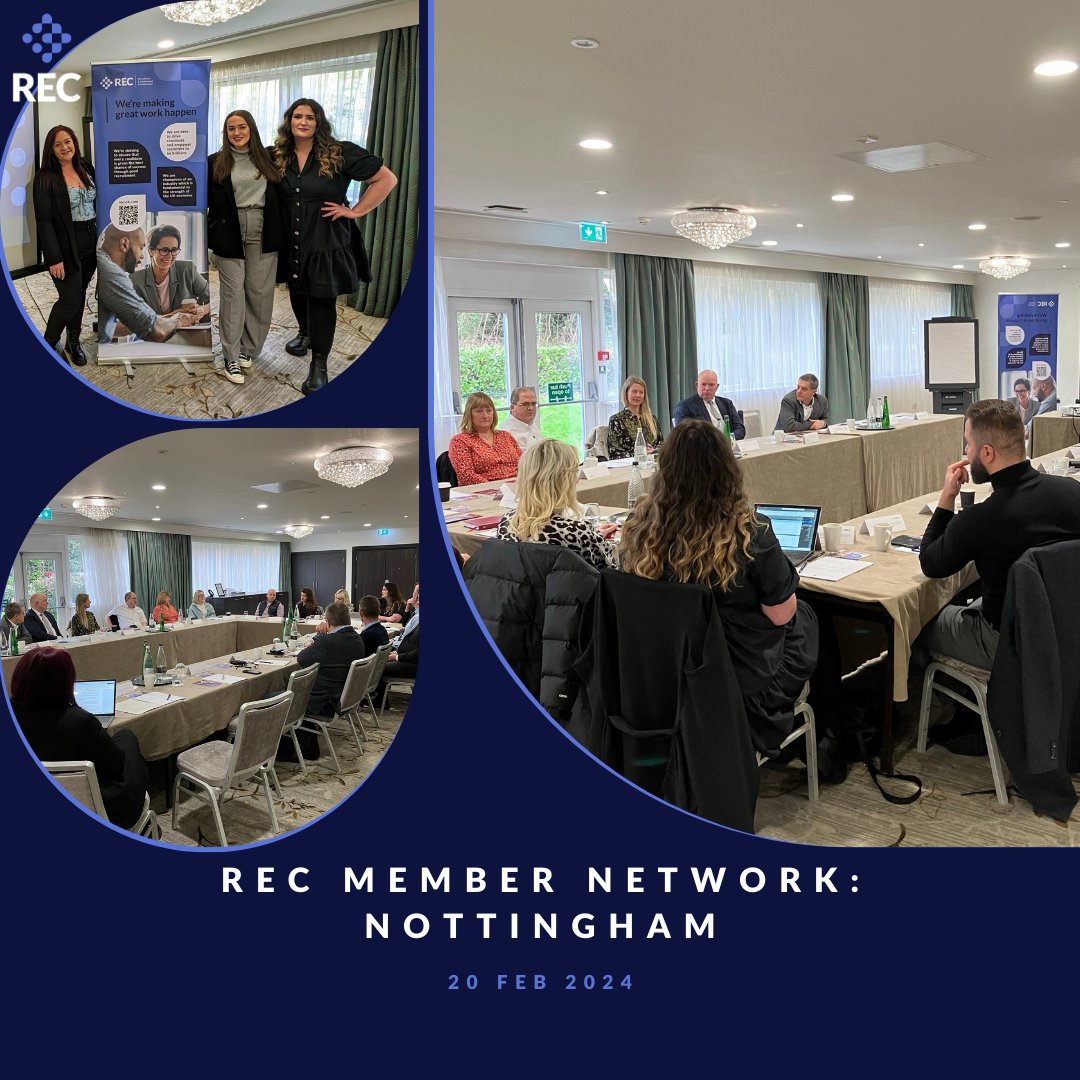 RECmembers's tweet photo. Great turnout at our #RECMemberNetwork event in Nottingham! 🎉 Join us this Thursday in Edinburgh with REC Chief Exec @RECNeil and @DJohnsonSMP for insights into Scotland's economy and job market. Don't miss out! Register here: https://t.co/bNEiXdDHlc https://t.co/HOFFXfJZiN