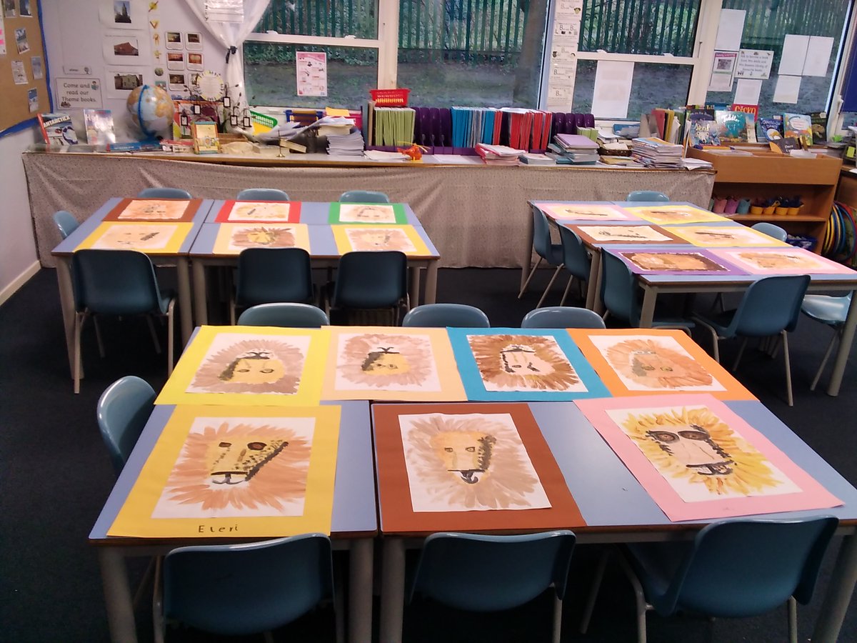 StAndrewsBenn's tweet photo. We had some amazing art work created by children in school, and then exhibited for parents to come and look at last week. https://t.co/bgnywY0sfk