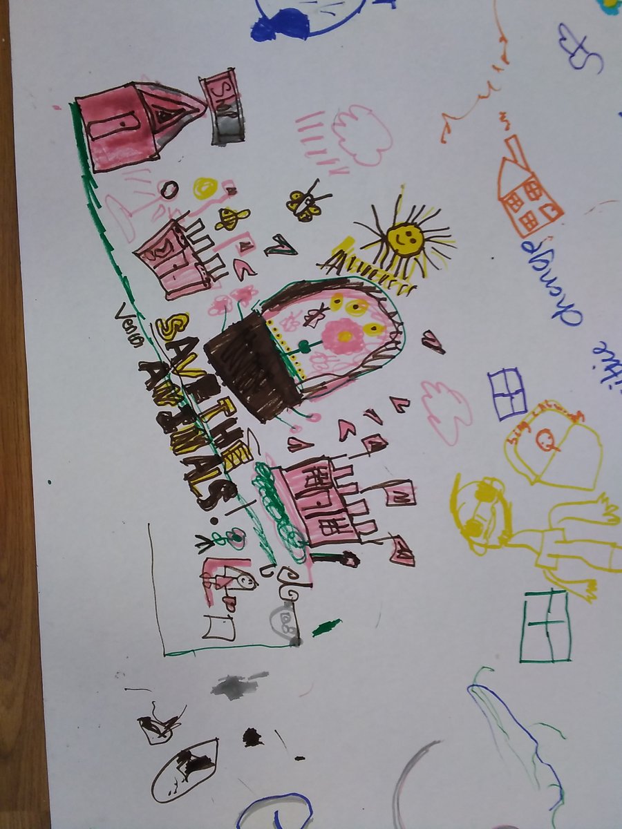 StAndrewsBenn's tweet photo. We had some amazing art work created by children in school, and then exhibited for parents to come and look at last week. https://t.co/bgnywY0sfk