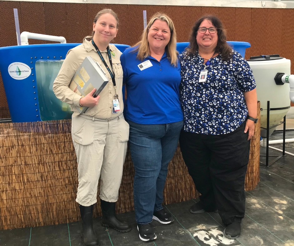 Florida Sea Grant (@floridaseagrant) on Twitter photo Exciting progress at Freeport High School's #aquaculture & #aquaponics program directed by Ms. Julia Terrell with support from Florida Sea Grant <a href="/UF_IFAS/">UF IFAS Solutions</a> Extension Agent Laura Tiu and Sarah Grosmaire from <a href="/FDACS/">Florida Dept. of Agriculture & Consumer Services</a> 🐟🌿 Exciting progress at Freeport High School's #aquaculture & #aquaponics program directed by Ms. Julia Terrell with support from Florida Sea Grant <a href="/UF_IFAS/">UF IFAS Solutions</a> Extension Agent Laura Tiu and Sarah Grosmaire from <a href="/FDACS/">Florida Dept. of Agriculture & Consumer Services</a> 🐟🌿