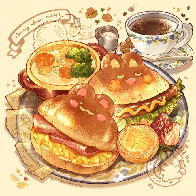 「パン レタス」のTwitter画像/イラスト(新着)