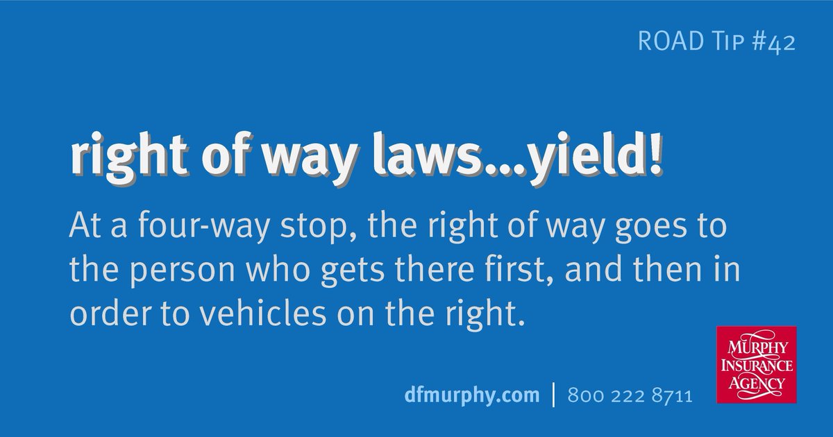 🚘 Remember to yield at intersections! The first car to arrive goes first. Drive safely! buff.ly/3Iy7qVl

#RoadTipTuesday #RoadSafety #YieldToCars #DriveSafe #AutoInsurance #IntersectionEtiquette