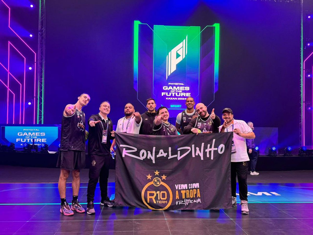 difedchenko's tweet photo. Esports club of legendary @10Ronaldinho went to Russia to participate in a russian government organised event. Sponsored by heavily sanctioned entities, Games of the Future 2024 is a tournament created to whitewash russia's reputation after numerous warcrimes commited in Ukraine https://t.co/Ih5dAPXwrw