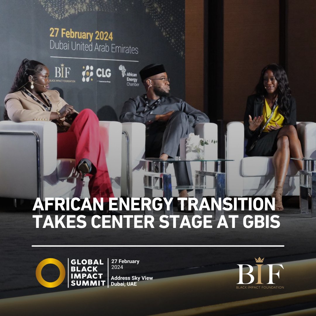 At #GBIS2024 , a panel discussion on energy transition, moderated by <a href="/nj_ayuk/">NJ Ayuk</a>, Executive Chairman of the <a href="/energy_african/">African Energy Chamber</a>, focused on Africa’s pivotal position in the global energy arena.

Read more on it here: hubs.la/Q02mmNx10
#GBIS2024 #inclusivity  #africanenergy
