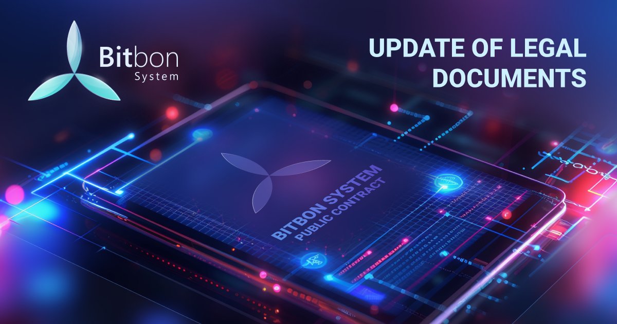 BitbonSystem's tweet image. Dear #Bitbon System Users,

📝 Today, as planned, the #Bitbon_System Public Contract and some Appendices to it have been updated. The update is related to the improved comprehensive classification of #virtual_assets and methods for their use.

Read more:
bitbon.space/en/news/update…