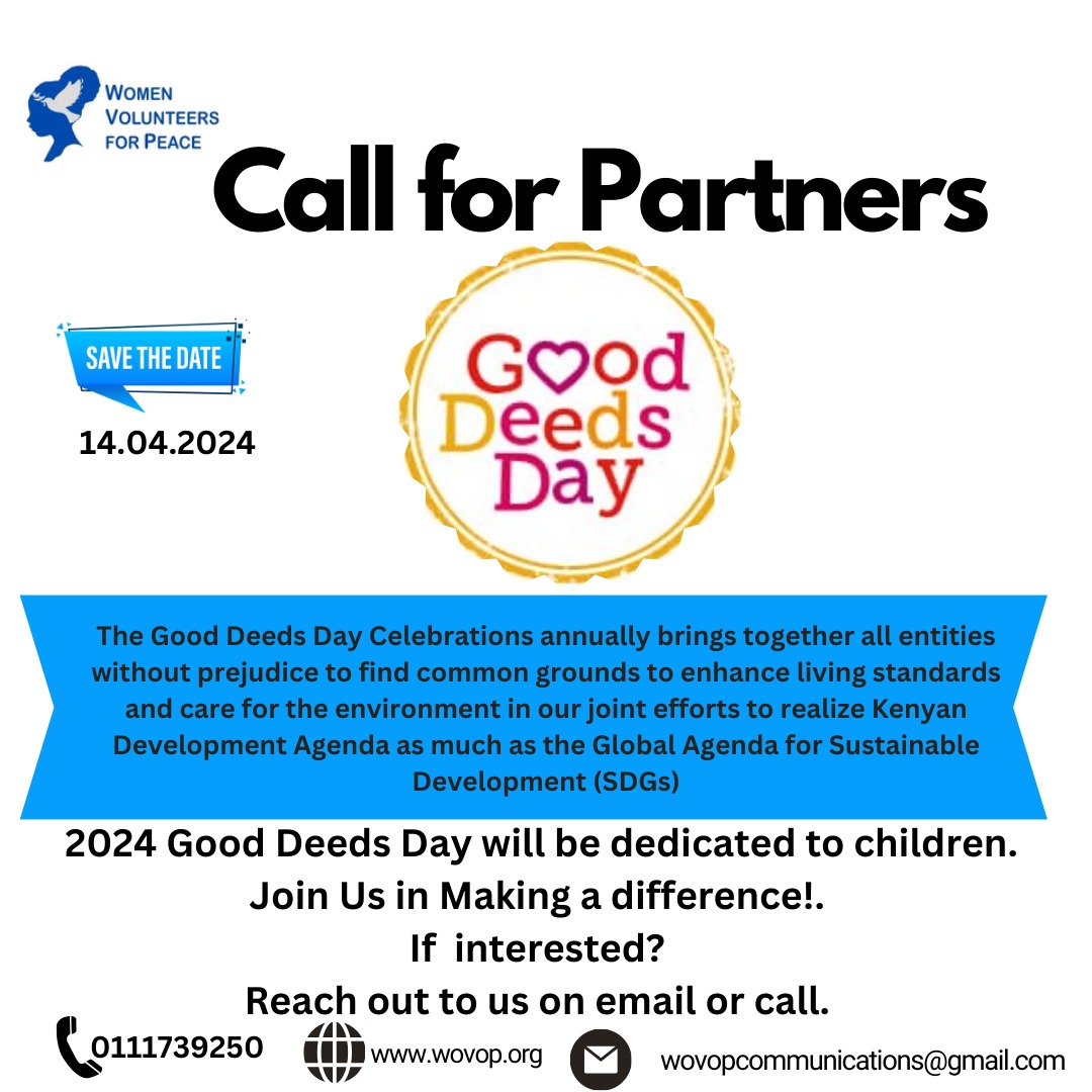 WOVOP_org's tweet image. We're on the lookout for dynamic partnerships to make our upcoming GOOD DEEDS DAY  event unforgettable.  join forces! Drop us a message @wovopcommunications@gmail.com to explore partnership opportunities. 💪
#eventpartnership #collaborate