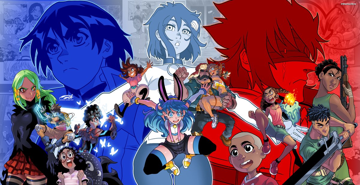 Today is independence day in DR and to celebrate I did this piece highlight the legacy our studio <a href="/alphaeverd/">Alpha Eve</a>  had in Dominican Comics through 18 years, hope you folks enjoy this one. #27DeFebrero #independenciadominicana