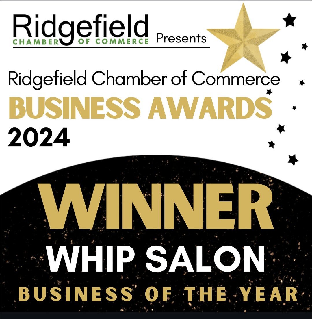 whipsalon's tweet photo. TESTIMONIAL TUESDAY feels even sweeter when we're celebrating winning Business of the Year. Thank you to our amazing clients for voting us as Ridgefield Chamber of Commerce Business of the Year!

Tap the link in our bio to book your appointment online or call 1.855.WHIP.SLN https://t.co/sU2s4OUCyr