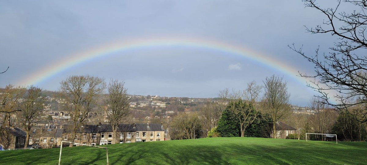 Love seeing rainbows #rainbows #huddersfield