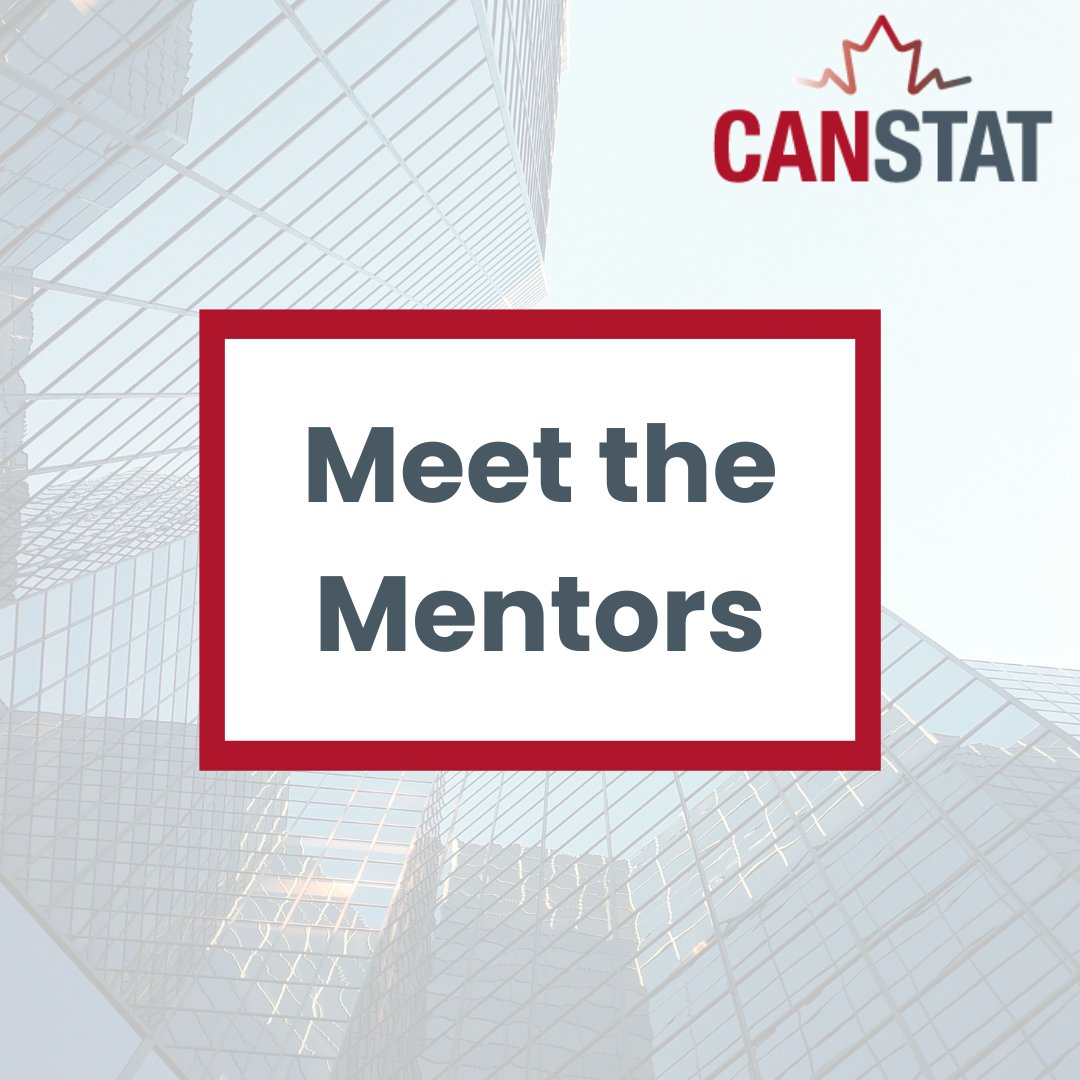 CANSTAT offers the opportunity to work with exceptional mentors. Follow this thread to learn more about the mentors and their research interests! Learn more: can-stat.ca/people/mentors/ Apply to be a CANSTAT fellow by March 15: can-stat.ca/admissions-and…