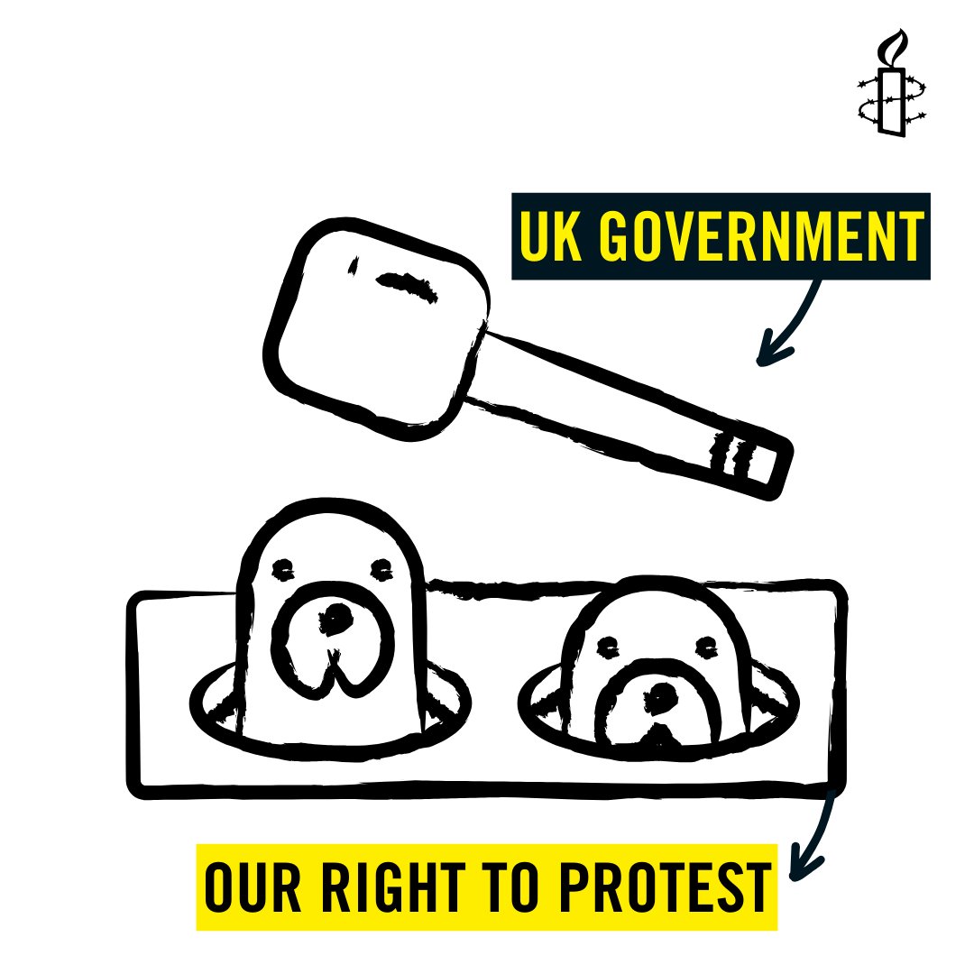 UK Government's favourite game:

❌ protecting human rights
✅ playing whac-a-mole 

Every time the government sees a protest tactic it doesn’t like, it immediately tries to ban it. The #CriminalJusticeBill’s anti-protest amendments must be voted down.