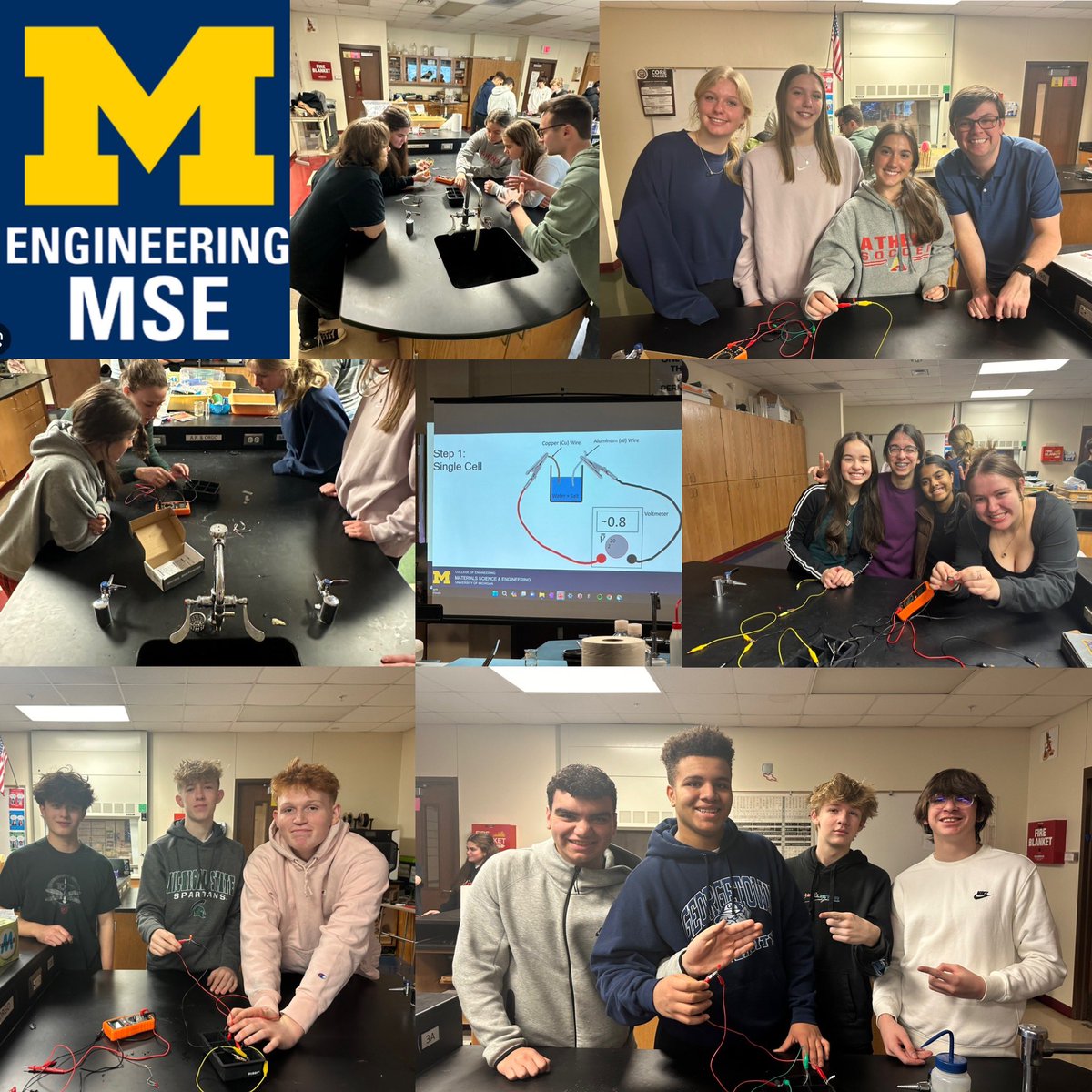 @troyathenshigh is thrilled to host <a href="/ummse/">Umich MSE</a> for a day of discovering #batterypower @troyschooldistrict @athensredhawks50 <a href="/gtk1222/">정태교</a> @bear_egg_zah_zee #athensinnovations