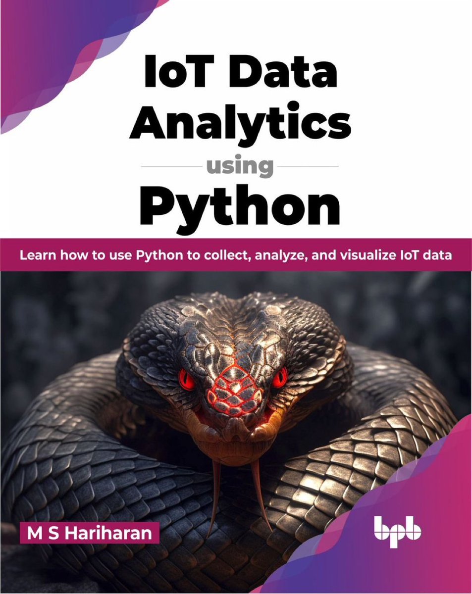 KirkDBorne's tweet image. IoT Data #Analytics using #Python: amzn.to/48hbaGM
 +
See my #IoT Streaming #DataAnalytics article here: medium.com/@kirk.borne/ho…
——————
#Coding #DataScience #DataScientists #AI #AIoT #MachineLearning #IIoT #Edge #EdgeComputing #TimeSeries #PredictiveAnalytics #Industry40