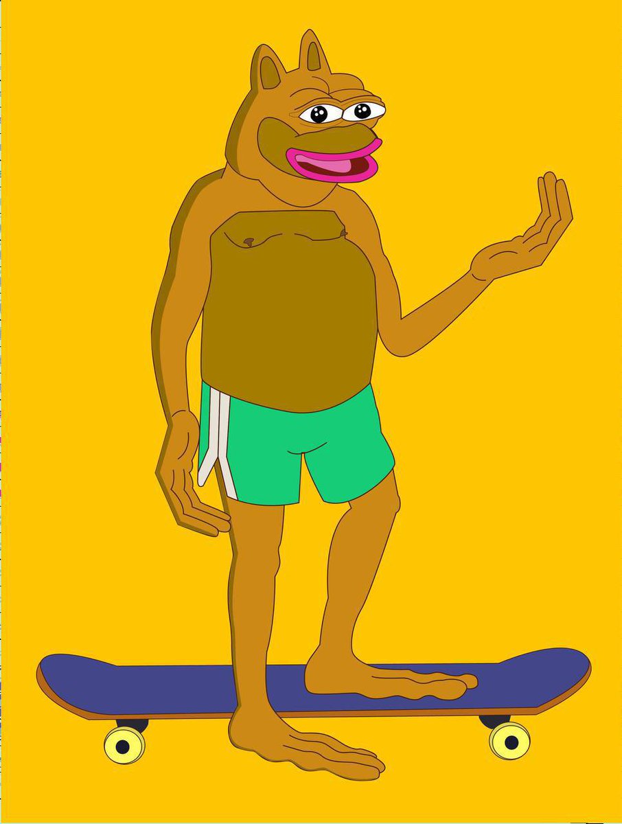 PenkeSOL's tweet photo. Pepe and Ponke made me a legend the moment I was born on the Solana Chain.

I am a rebel.

I am a warrior.

But I can’t skate to save my life.

Nickname: PENKE https://t.co/4BJZR3FE1D