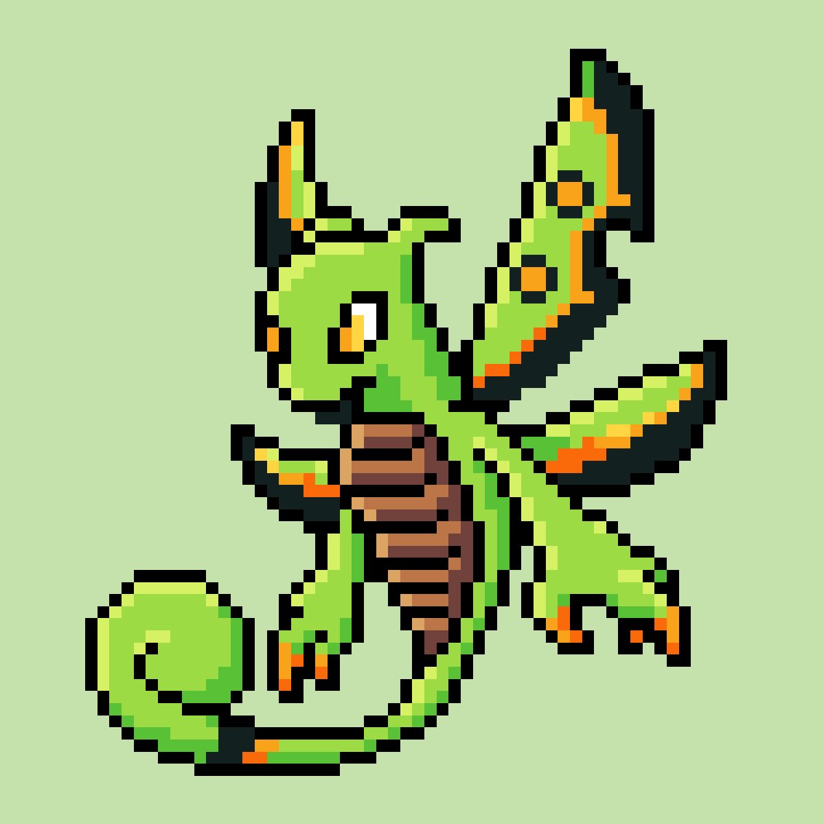 Butterflew will join the Nokipack event.

We are still not sure if this Nokiamon is Dragon, Grass, Flying, Fairy, or maybe a different type.

What do you think, tamers? Guess the correct type below