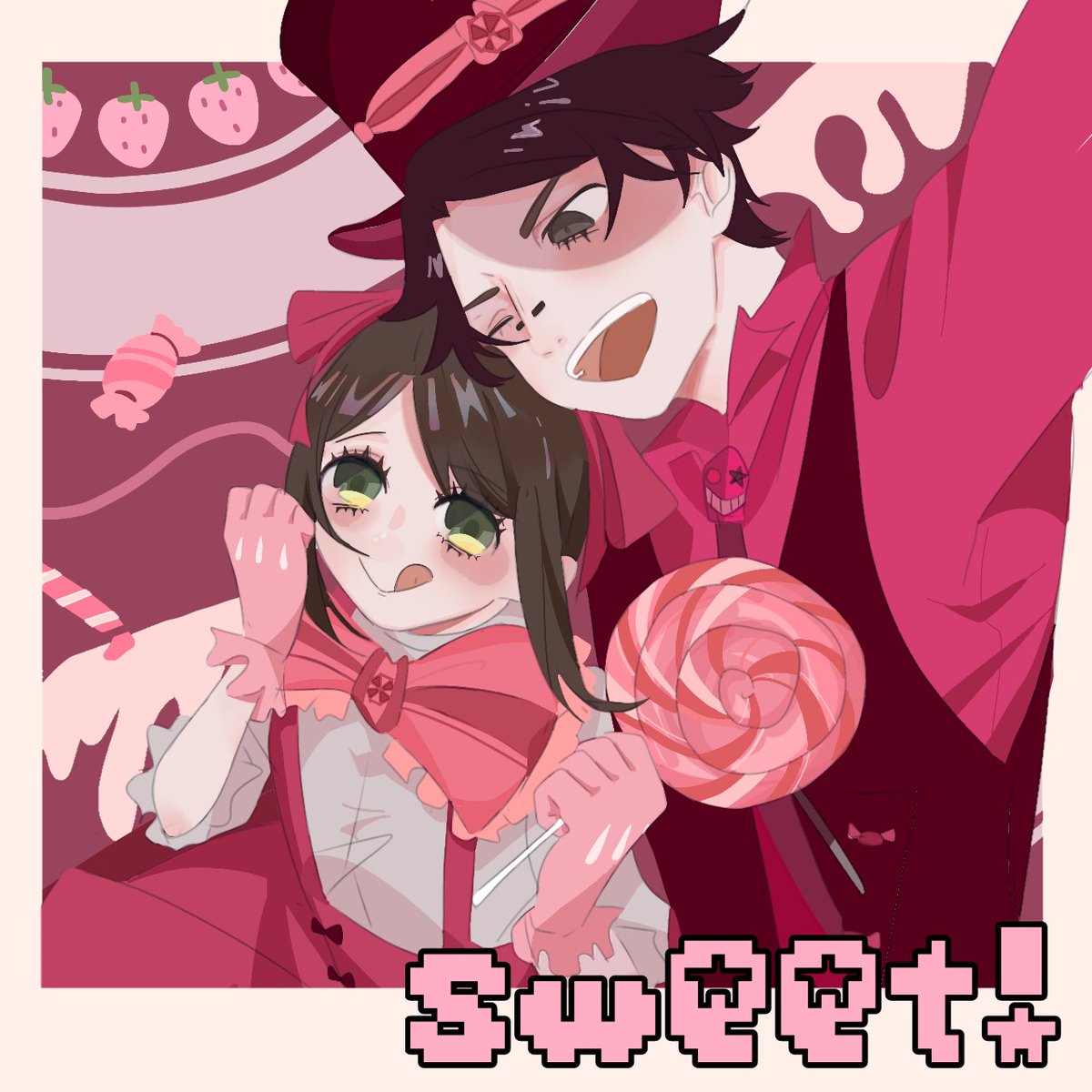SSamumi's tweet photo. Mr Wonka and his favourite candy.
#nortemma 
#IdentityV https://t.co/MEyWN4WkUf