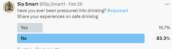 Sip_Smart1's tweet photo. results of the pole
glad to see so many of you not being put in a scenario like this one #Sipsmart https://t.co/Rd6KQsIoNk
