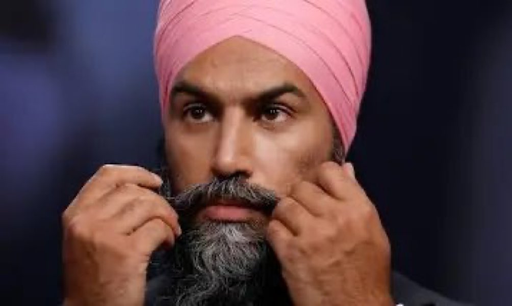 Concern70732755's tweet photo. Singh is responsible for the majority of the fiscal &amp; societal issues confronting Canada !

He must be held accountable as well as Trudeau !

I urge you all to do all you can to ensure he and his party are completely denigrated in the next election !

Who agrees ? https://t.co/ShfS51uvVu