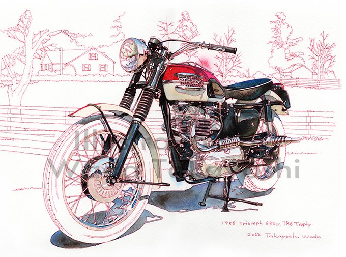 「motorcycle outdoors」 illustration images(Latest)